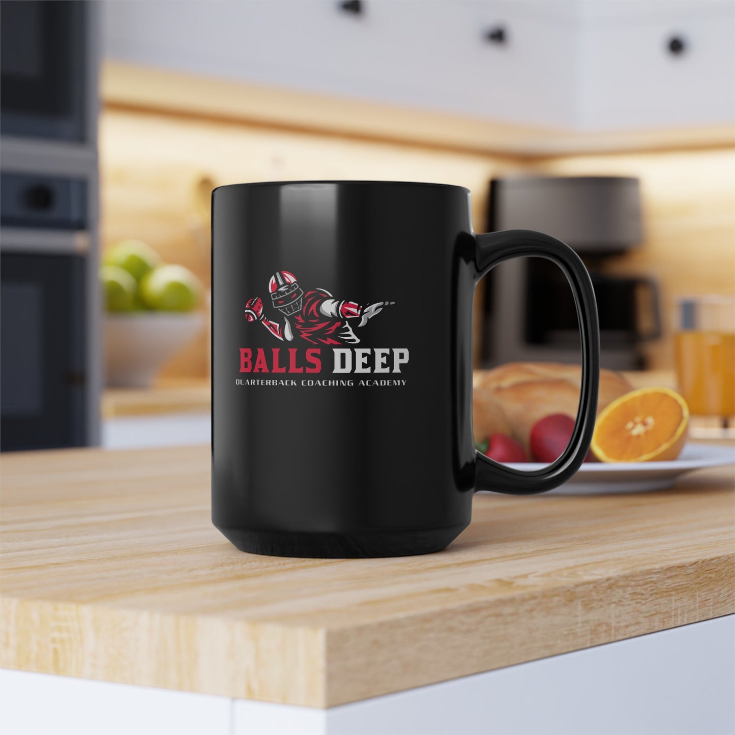Balls Deep Quarterback Coaching Academy Mug (11oz, 15oz)
