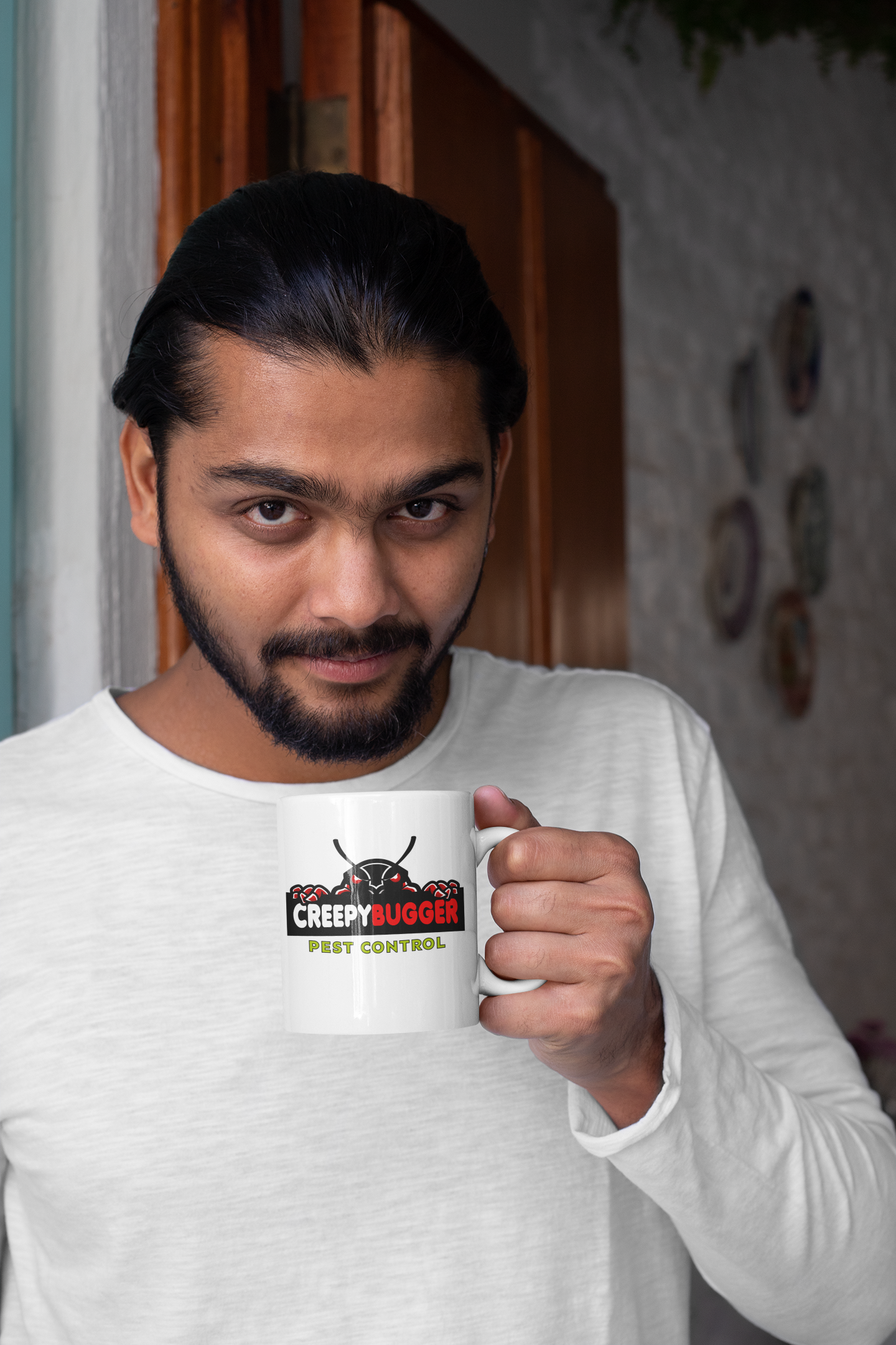Creepy Bugger Pest Control Mug, (11oz, 15oz)