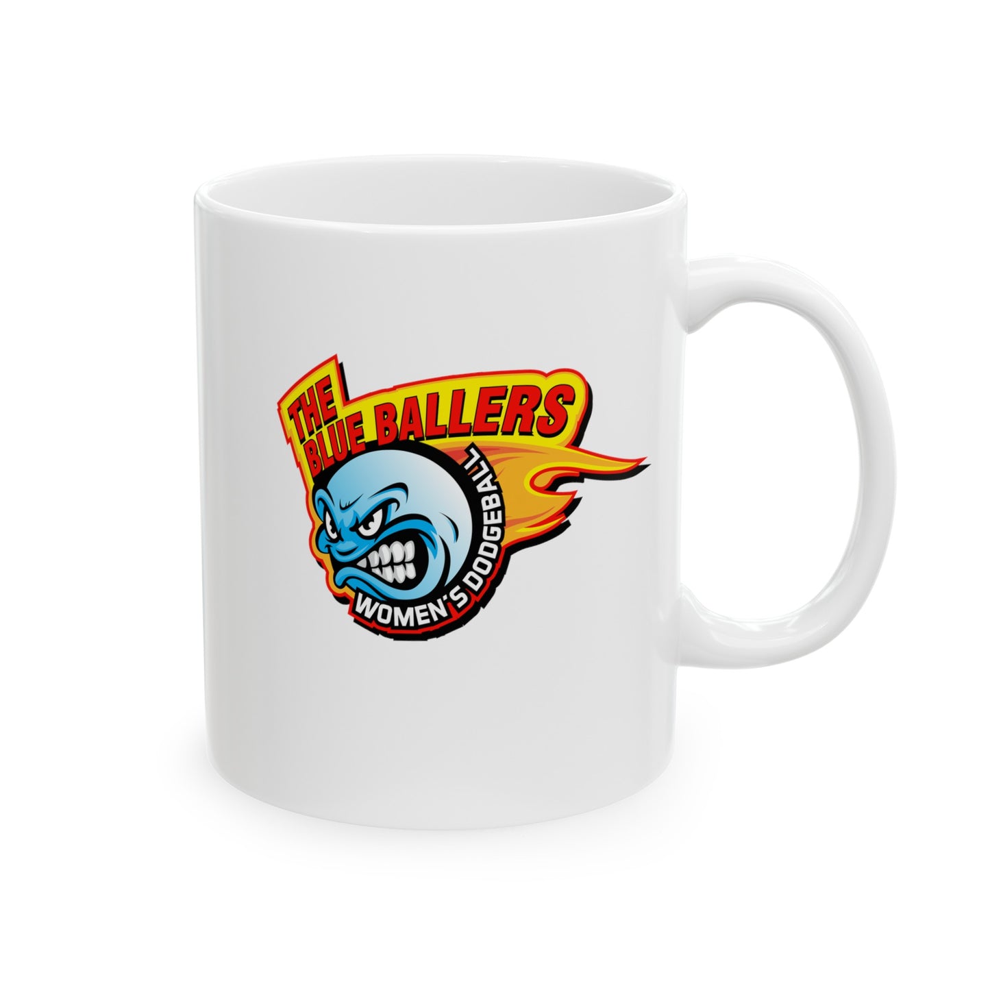 The Blue Ballers - Women's Dodgeball Mug, (11oz, 15oz)