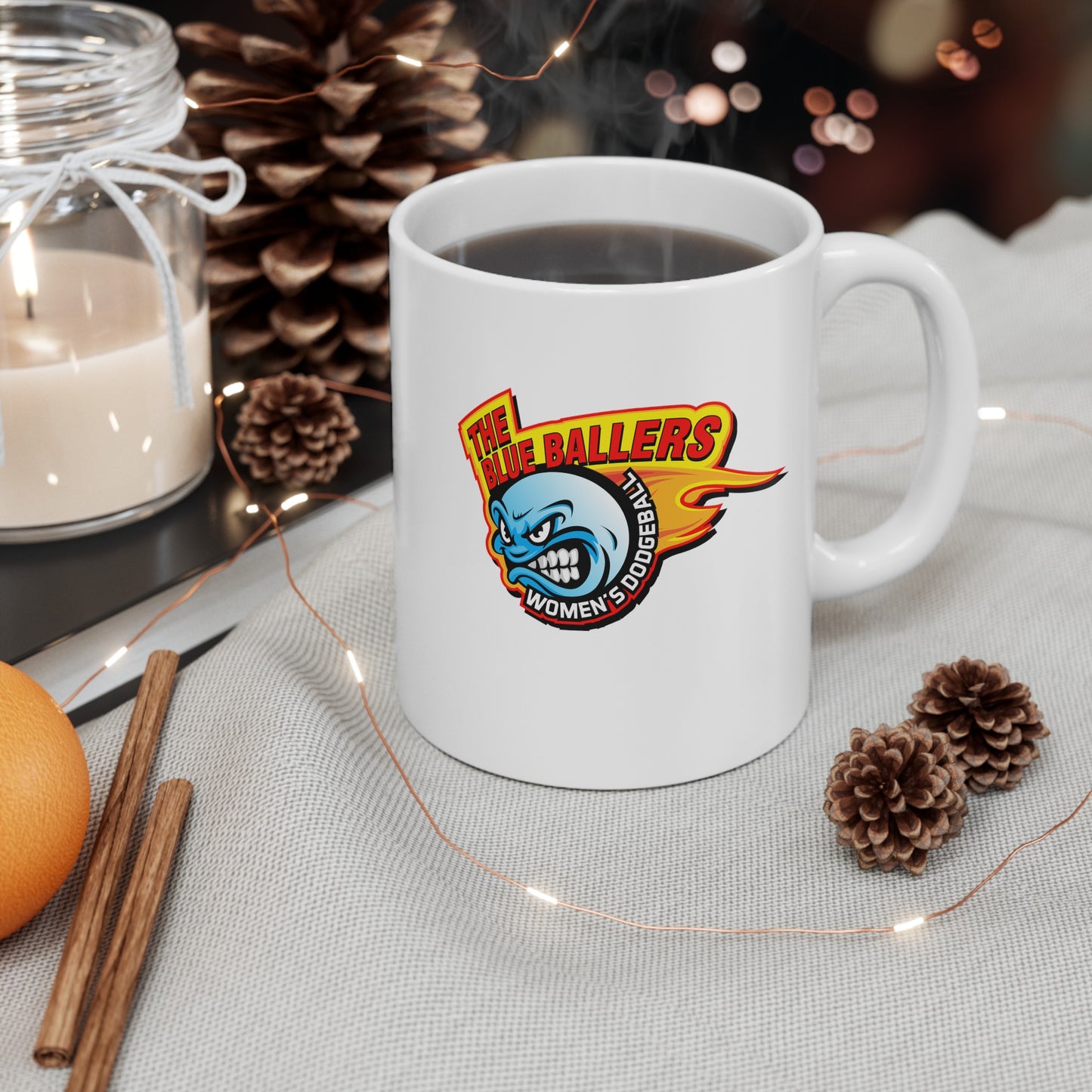 The Blue Ballers - Women's Dodgeball Mug, (11oz, 15oz)