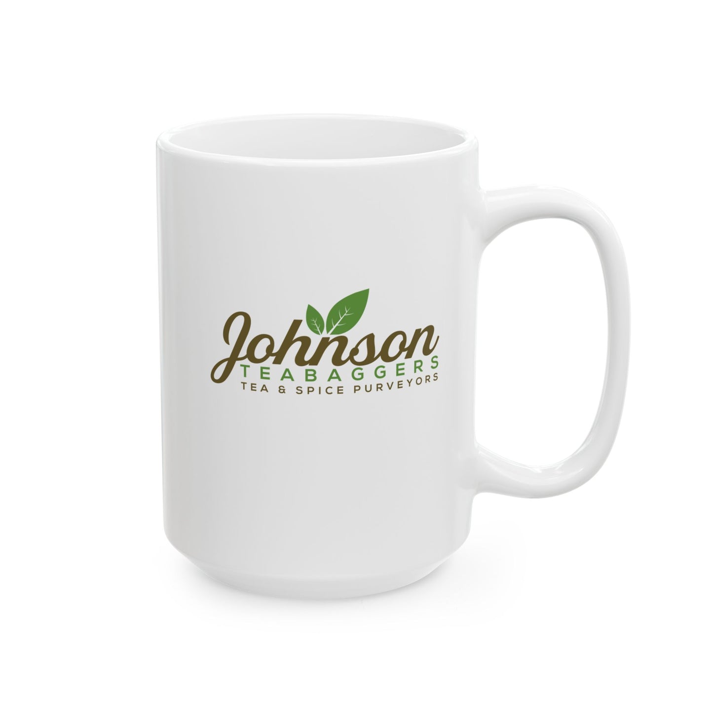 Johnson Teabaggers Tea & Spice Purveyors — Funny Coffee Mug (11oz, 15oz)
