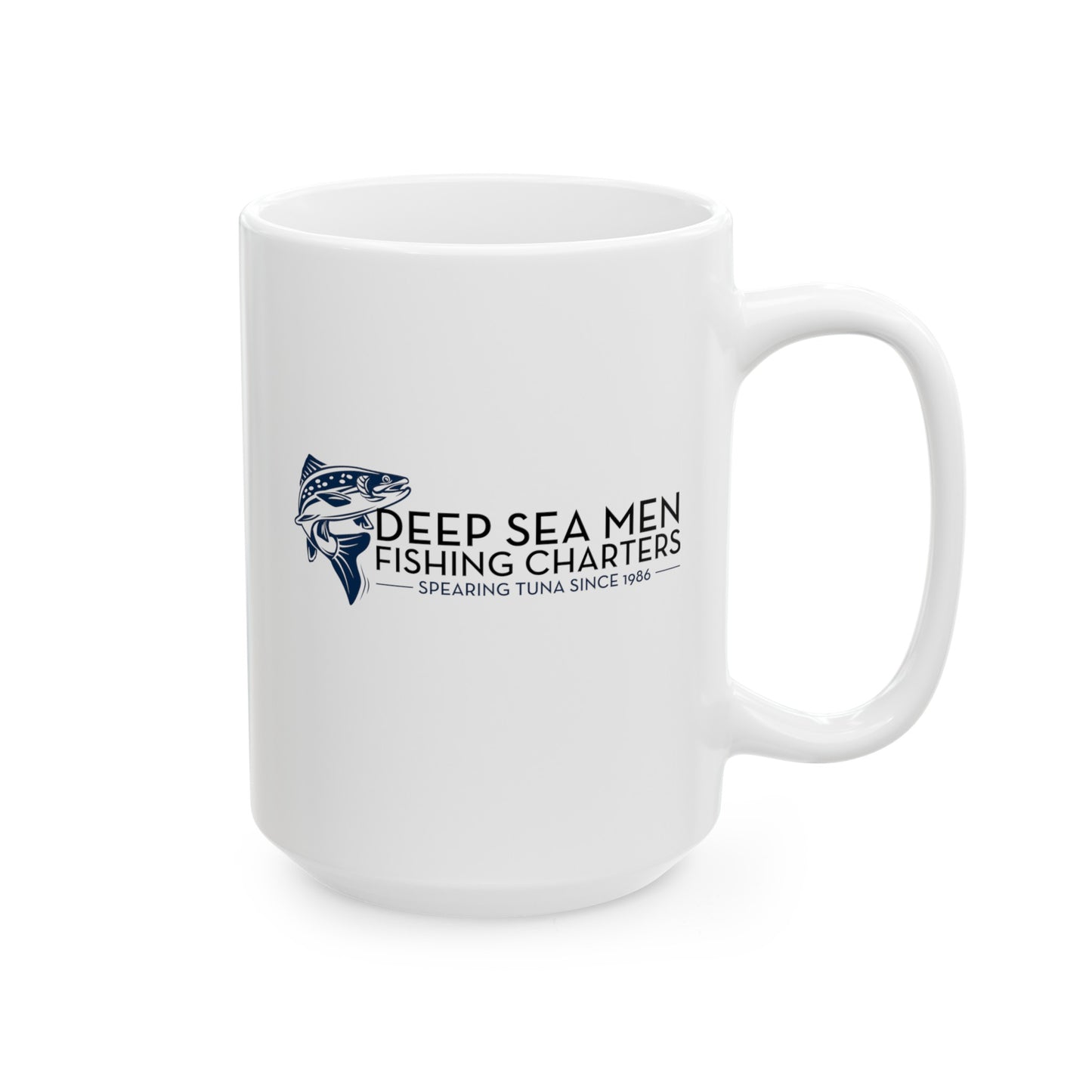 Deep Sea Men Fishing Charters Mug, (11oz, 15oz)