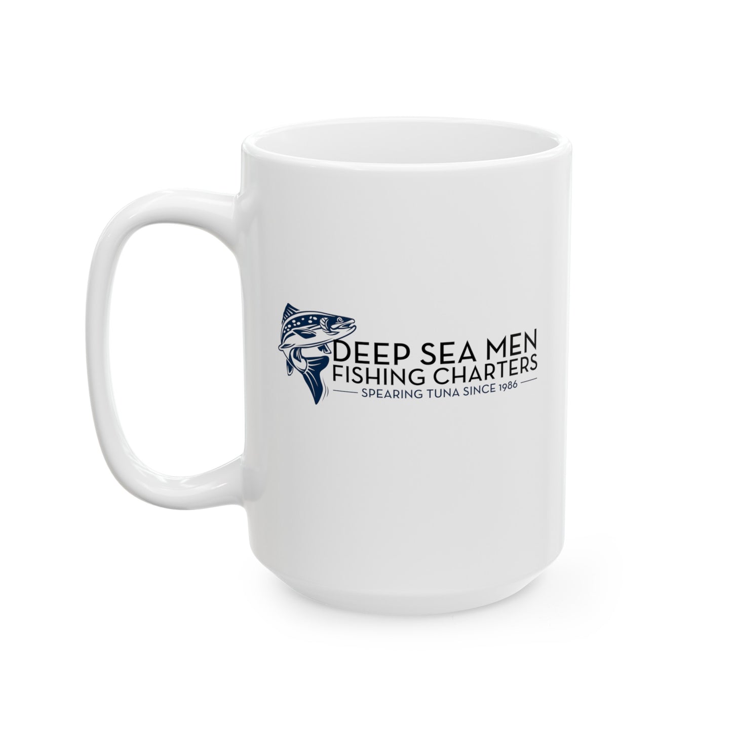 Deep Sea Men Fishing Charters Mug, (11oz, 15oz)