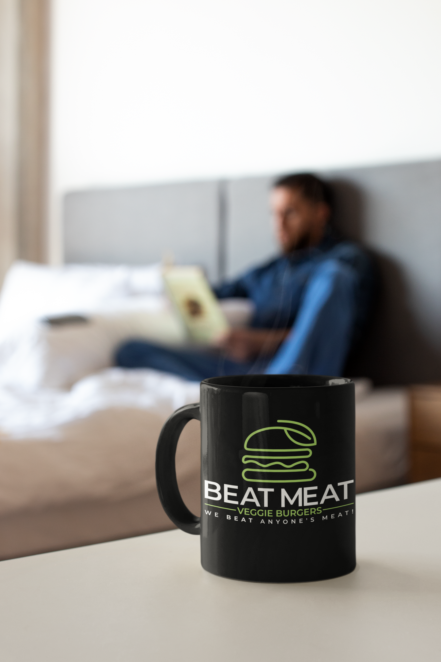 Beat Meat Veggie Burgers Mug (11oz, 15oz)