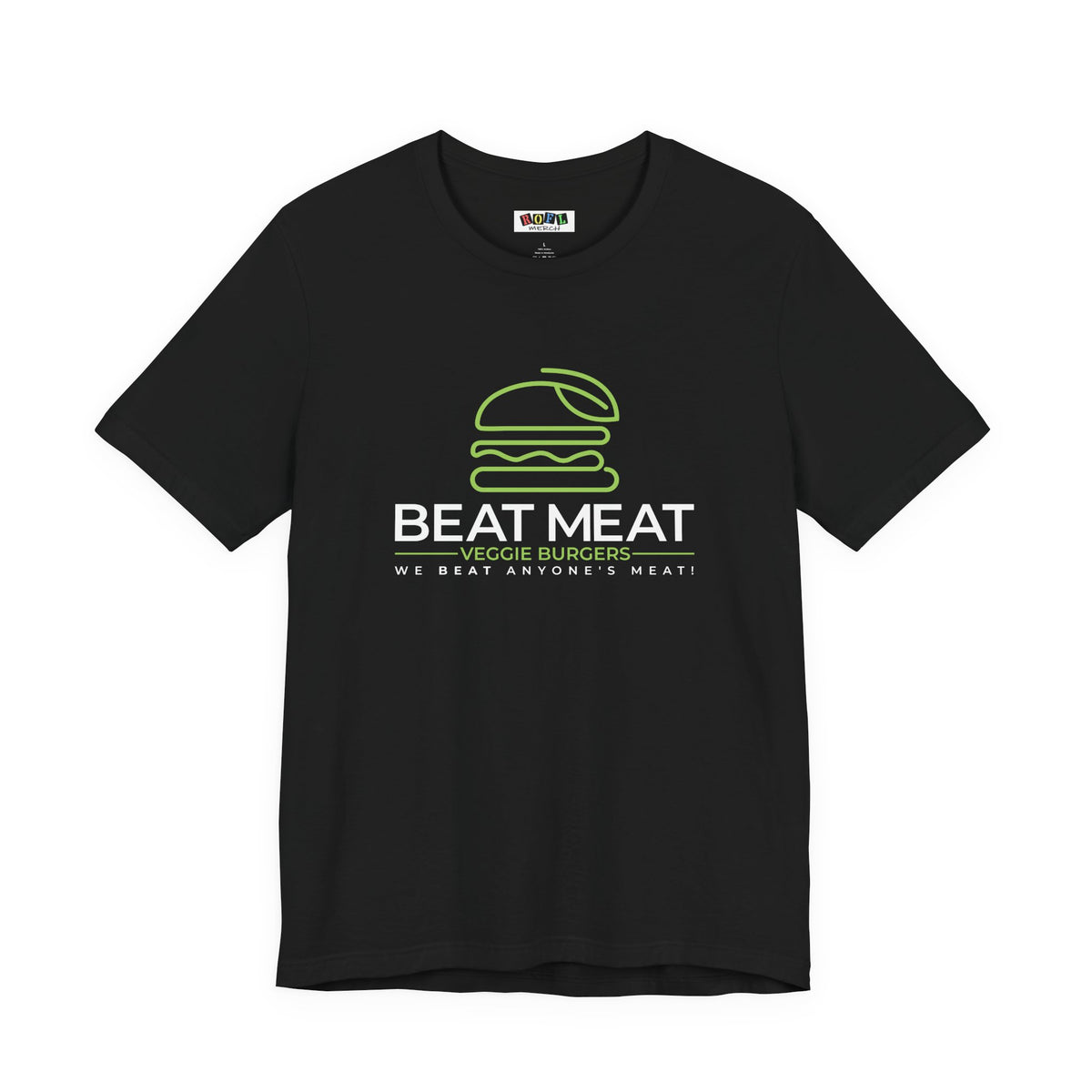 Veggie Burger T‑Shirt — "Beat Meat" Plant-Based Burger Tee