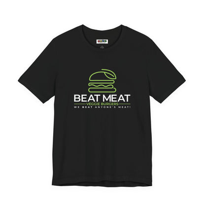 Veggie Burger T‑Shirt — "Beat Meat" Plant-Based Burger Tee