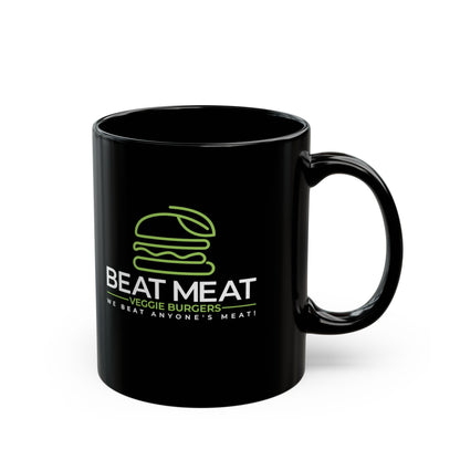 Beat Meat Veggie Burgers — Funny Coffee Mug (11oz, 15oz)