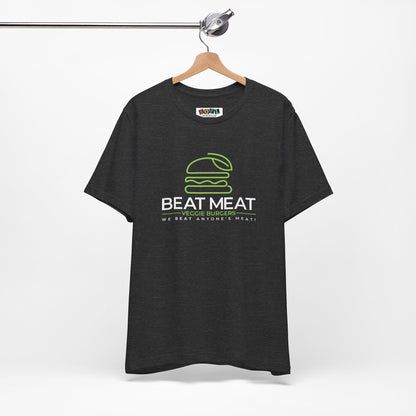 Veggie Burger T‑Shirt — "Beat Meat" Plant-Based Burger Tee