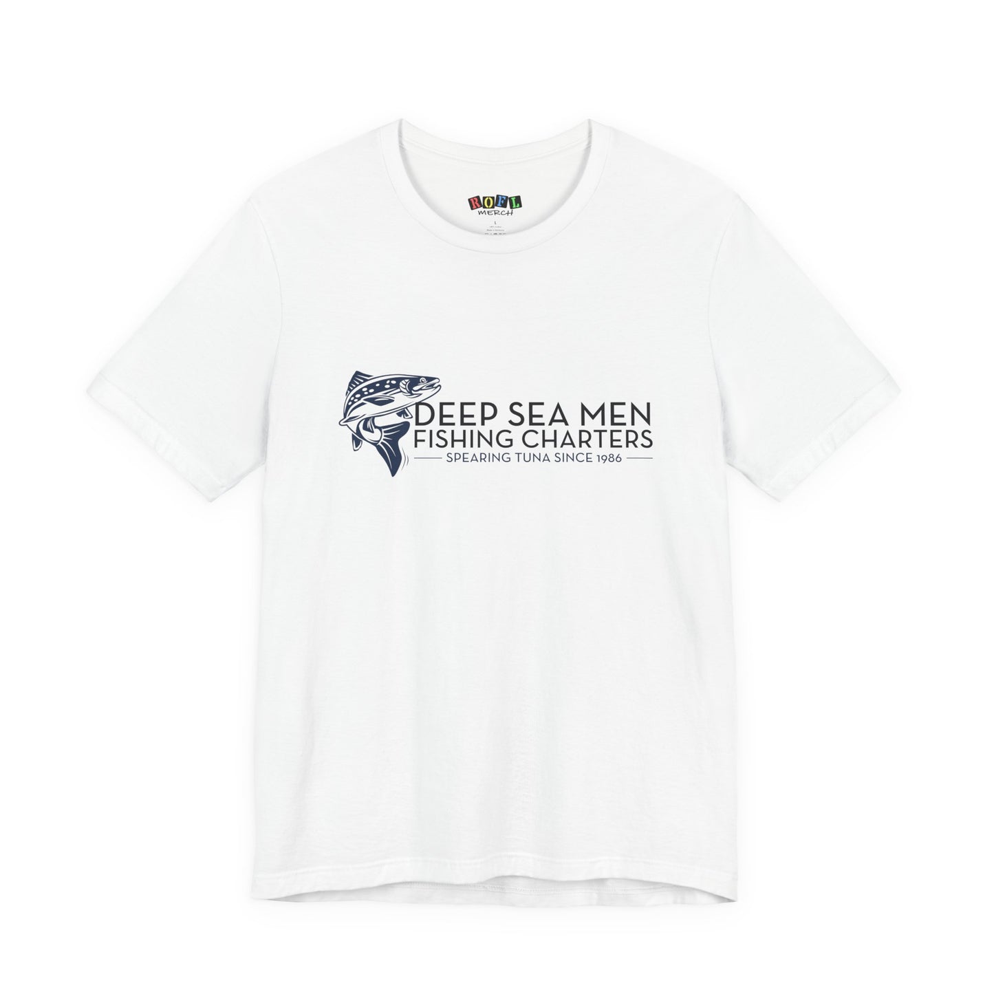 Deep Sea Men Fishing Charters — Funny T-Shirt
