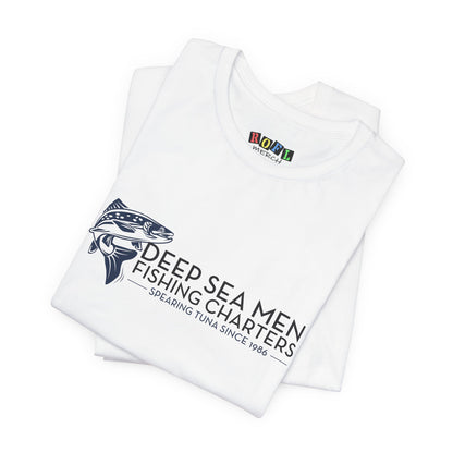 Deep Sea Men Fishing Charters — Funny T-Shirt