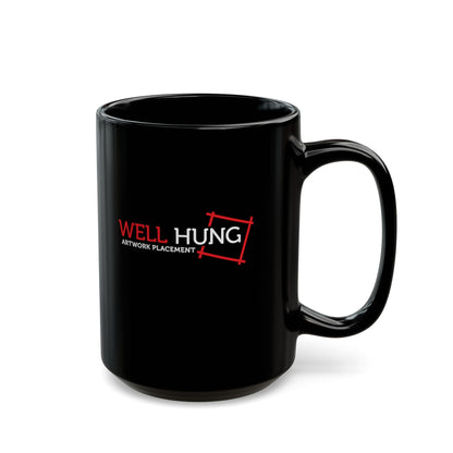 Well Hung Artwork Placement — Funny Coffee Mug (11oz, 15oz)