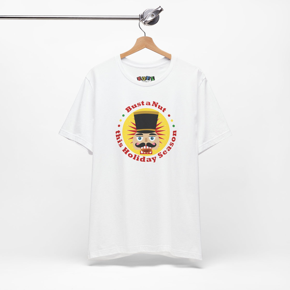 Bust a Nut This Holiday Season — Funny Holiday T-Shirt