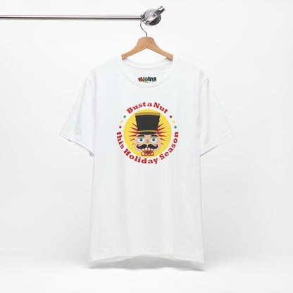 Bust a Nut This Holiday Season — Funny Holiday T-Shirt