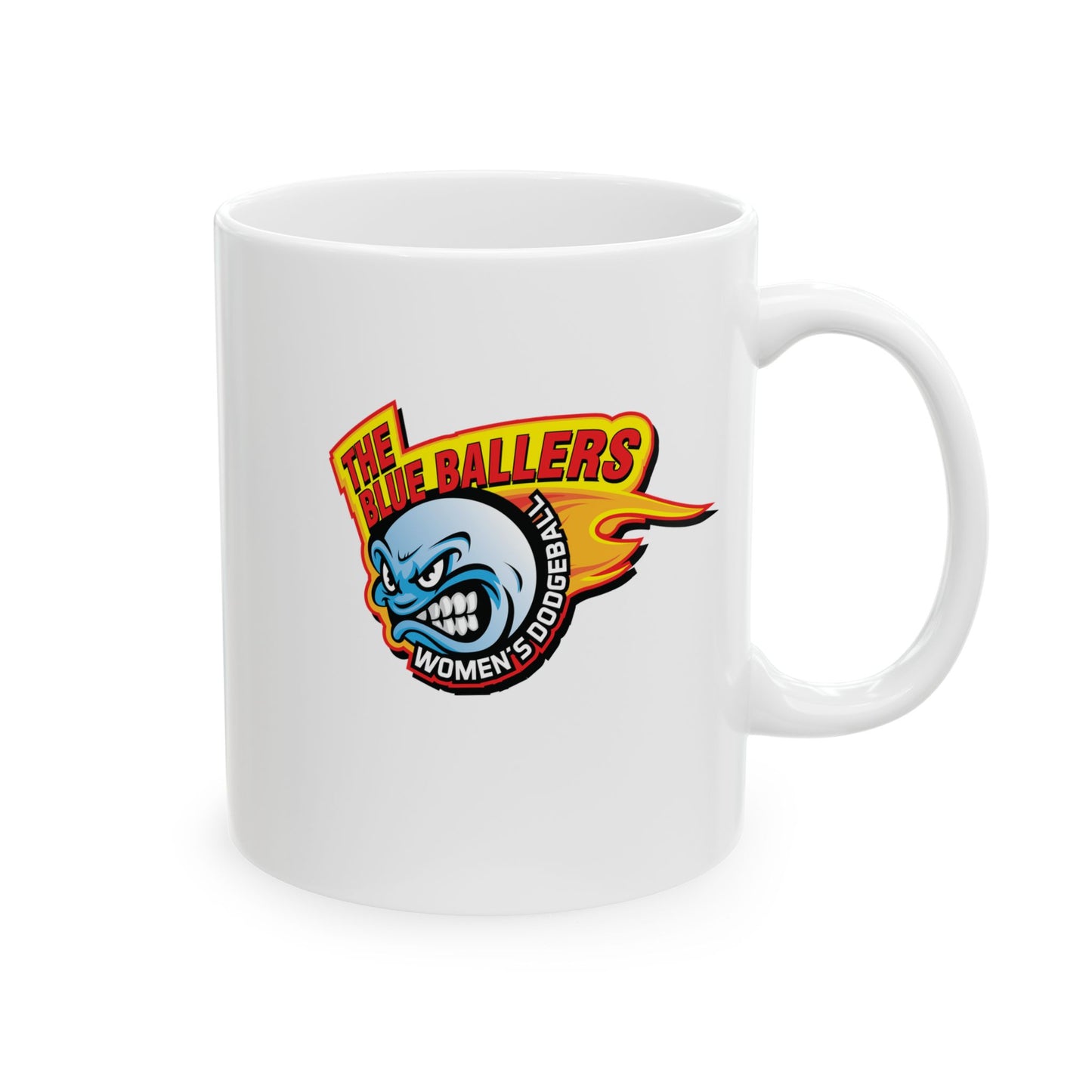 The Blue Ballers Women's Dodgeball  — Funny Coffee Mug (11oz, 15oz)
