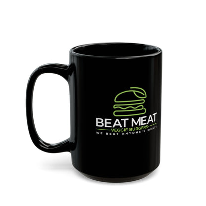 Beat Meat Veggie Burgers — Funny Coffee Mug (11oz, 15oz)