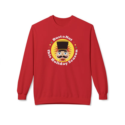 Bust a Nut this Holiday Season -- Holiday Sweatshirt