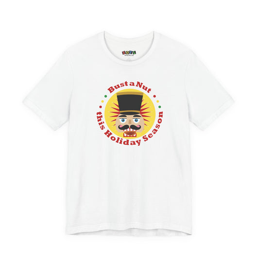 Bust a Nut This Holiday Season — Funny Holiday T-Shirt