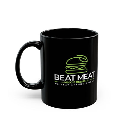 Beat Meat Veggie Burgers — Funny Coffee Mug (11oz, 15oz)