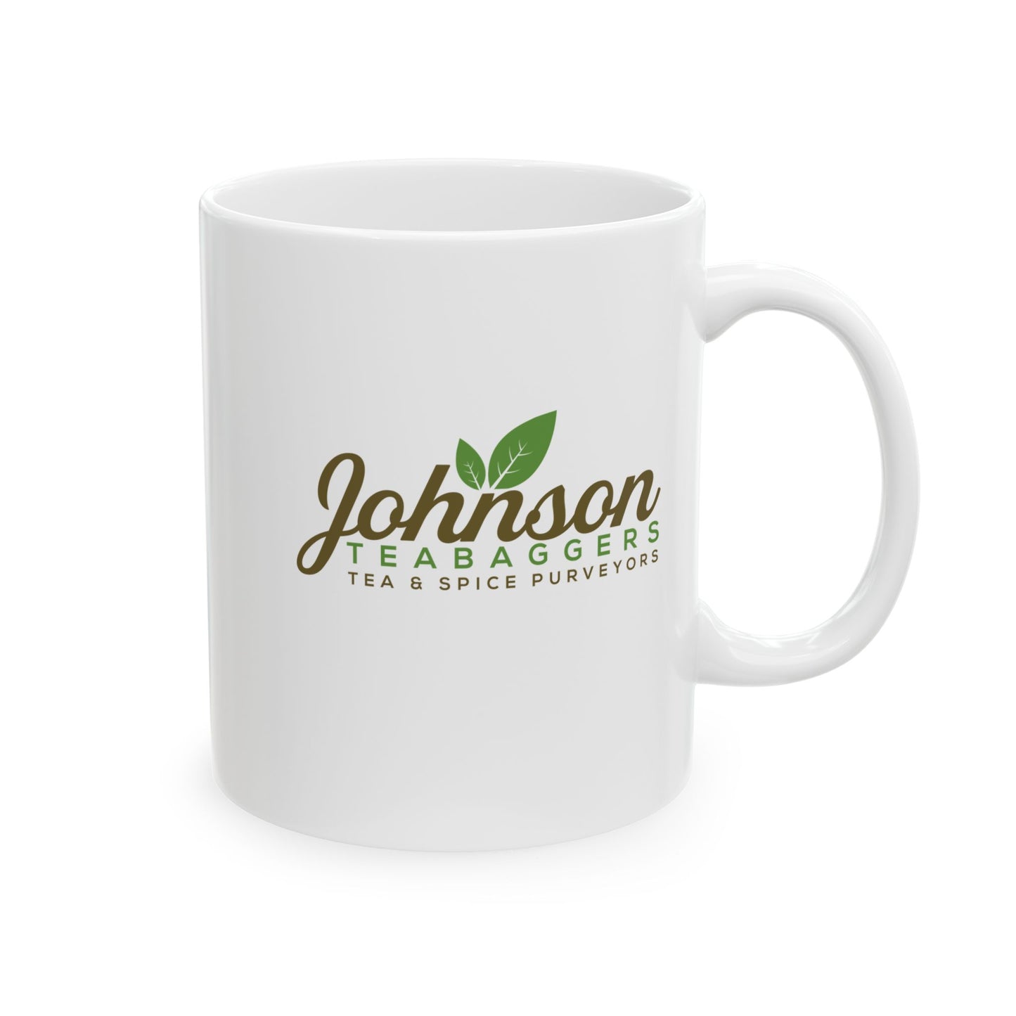 Johnson Teabaggers Tea & Spice Purveyors — Funny Coffee Mug (11oz, 15oz)
