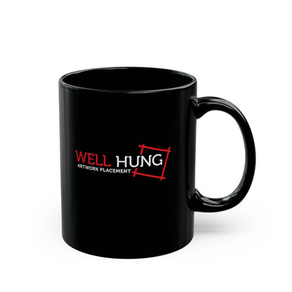 Well Hung Artwork Placement — Funny Coffee Mug (11oz, 15oz)