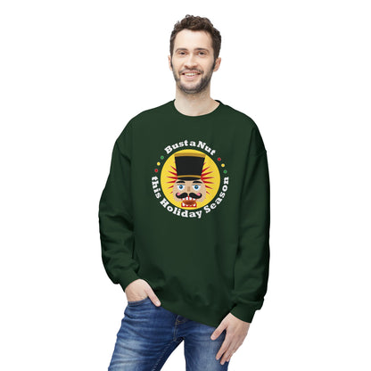 Bust a Nut this Holiday Season -- Holiday Sweatshirt