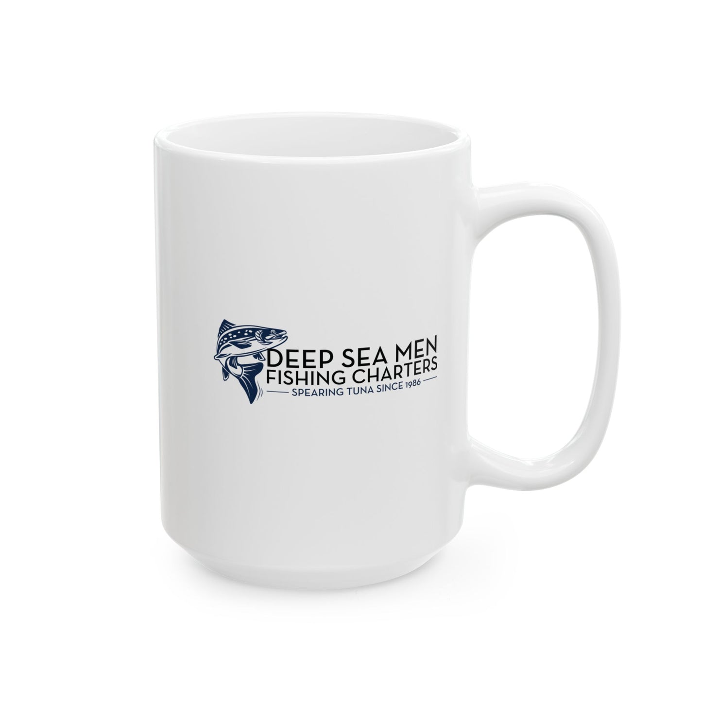 Deep Sea Men Fishing Charters  — Funny Coffee Mug (11oz, 15oz)