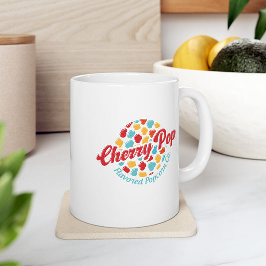 Cherry Pop Flavored PopCorn Co. — Funny Coffee Mug (11oz & 15oz)