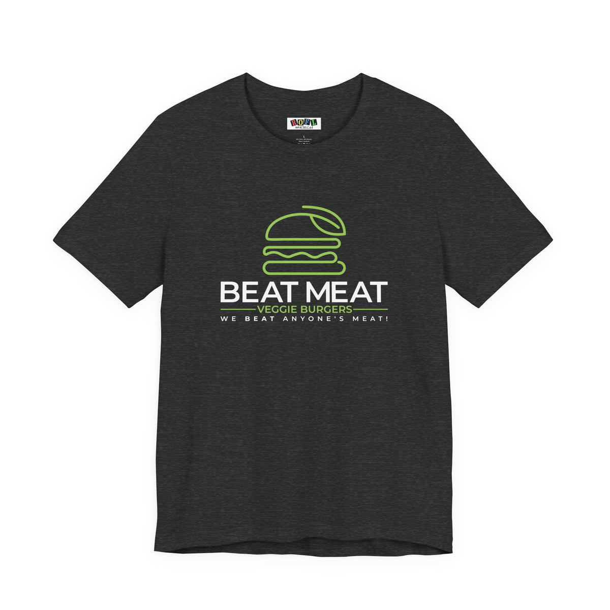 Veggie Burger T‑Shirt — "Beat Meat" Plant-Based Burger Tee