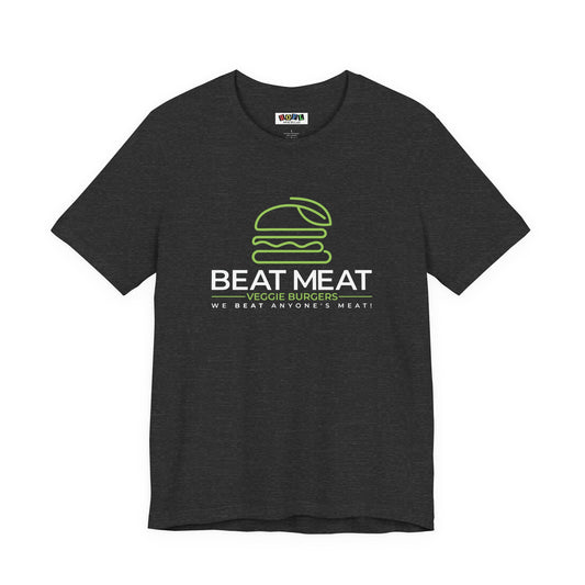 Veggie Burger T‑Shirt — "Beat Meat" Plant-Based Burger Tee
