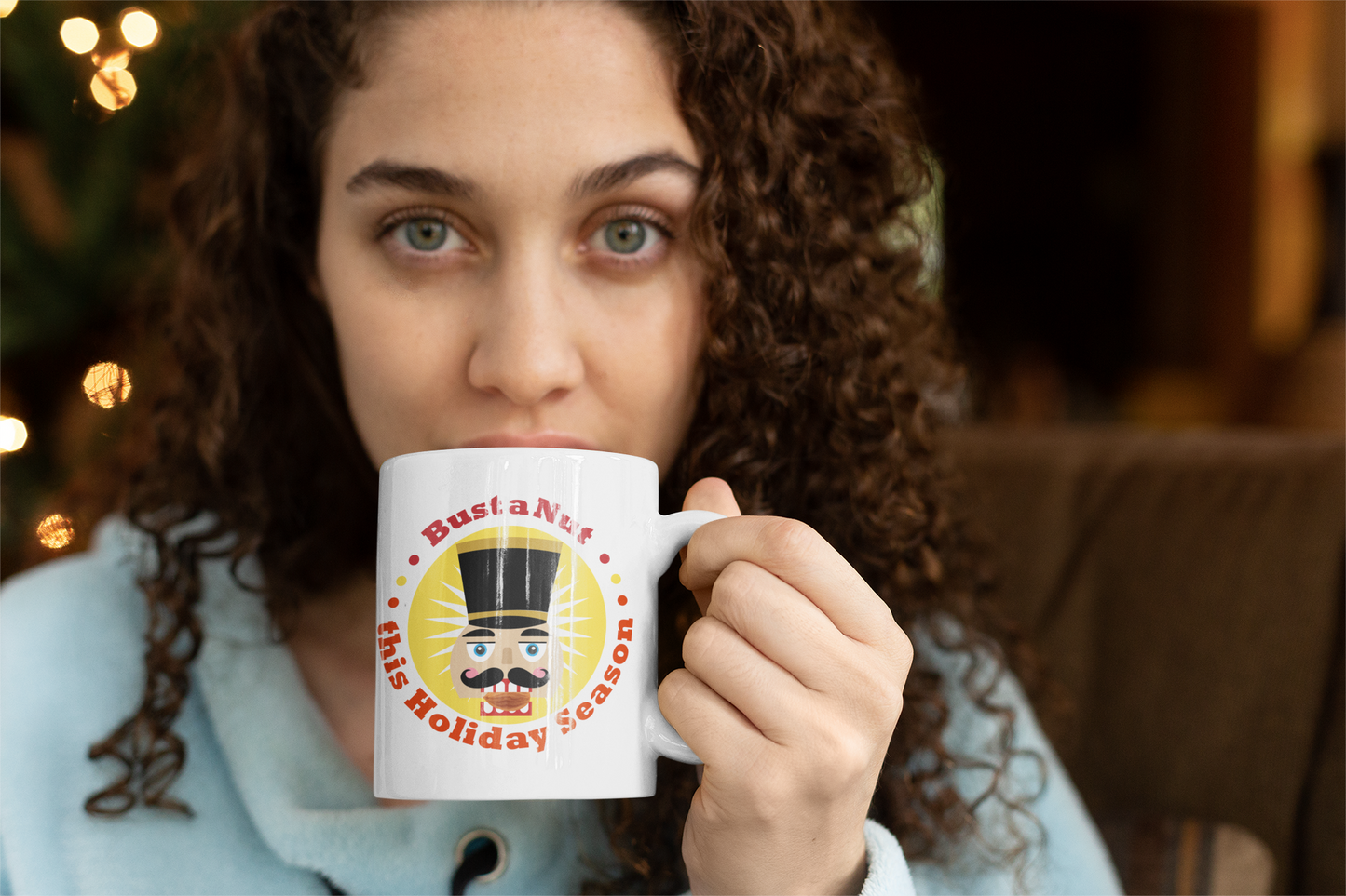 Bust a Nut this Holiday Season — Funny Holiday Coffee Mug (11oz, 15oz)